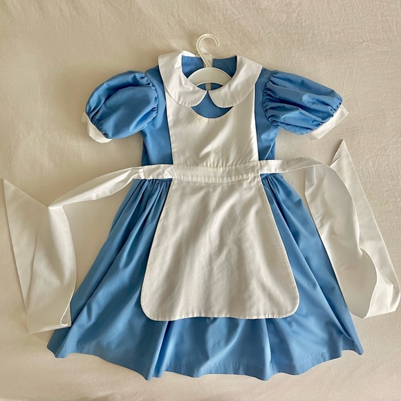 Handmade Alice In Wonderland Kid's Dress/Costume - Size 5-6T